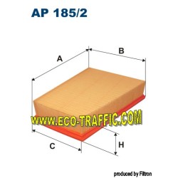 ФИЛТРИ ФИЛТРОН/ AP185/2 ВЪЗДУШЕН ФИЛТЪР/AP 185/2